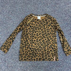 Ampersand Ave Leopard Print Sweatshirt
